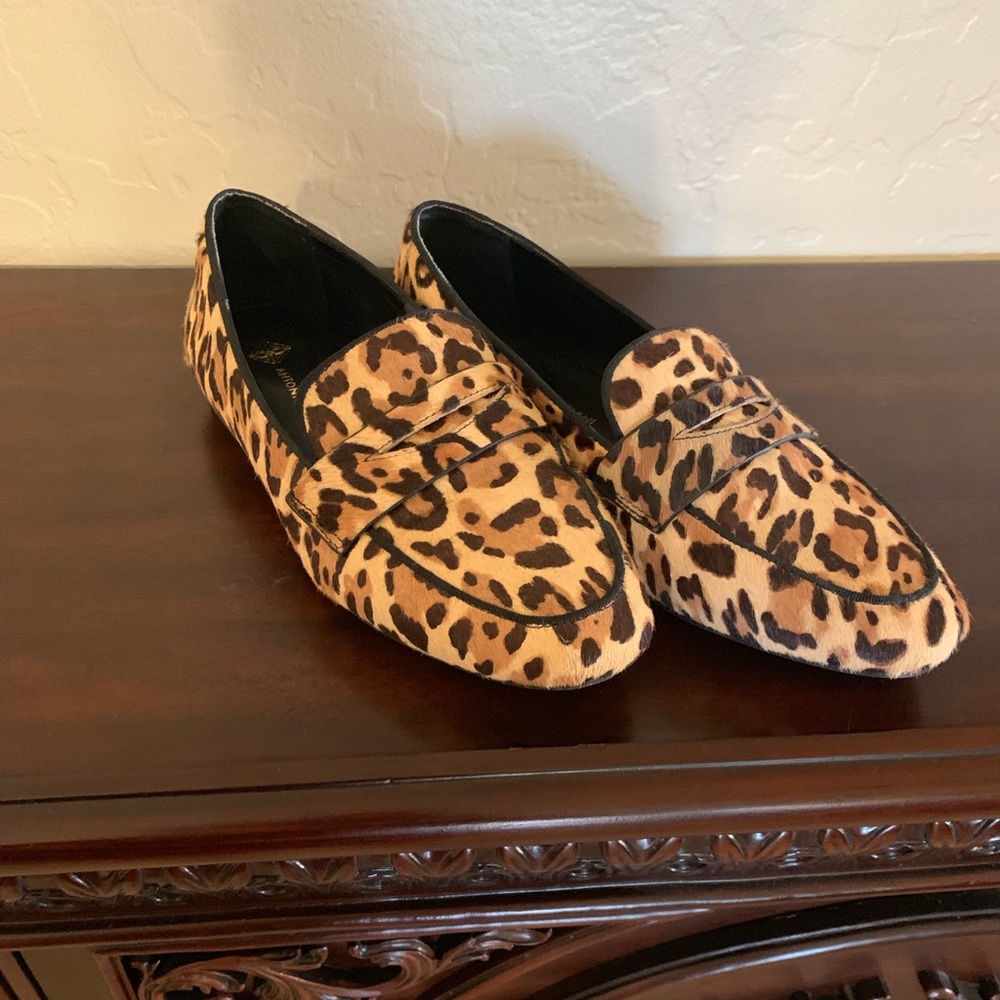 Antonio Melani Leopard loafers